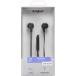 Ecouteurs Filaire Jack 3.5mm avec c&acirc;ble plat Noir Bigben