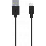Câble écologique USB/micro USB noir green_e de 2 m