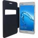 Folio Huawei Y6 Pro 2017 avec coque transparente Fonction Stand Noir - Circuit court européen