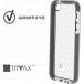 Coque renforc&eacute;e iPhone 5 / 5S / SE LIFE 3m Transparente Contour Gris + Garantie &agrave; vie
