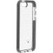 Coque renforc&eacute;e iPhone 5 / 5S / SE LIFE 3m Transparente Contour Gris + Garantie &agrave; vie