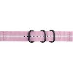 Bracelet NATO GP-R600BREECAE rose et blanc Samsung pour Gear Sport