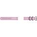 Bracelet NATO GP-R600BREECAE rose et blanc Samsung pour Gear Sport