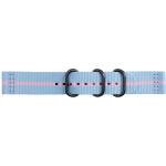 Bracelet Samsung Galaxy Gear Sport Nato Sport Bleu et Rose