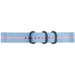 Bracelet NATO GP-R600BREECAF bleu et rose Samsung pour Gear Sport