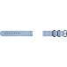 Bracelet NATO GP-R600BREECAF bleu et rose Samsung pour Gear Sport
