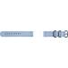 Bracelet Samsung Galaxy Gear Sport Nato Sport Bleu et Rose
