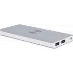 Powerbank 8000mAh FastCharge 12W Induction 5W Gris Bigben