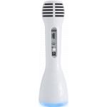 Microphone 2 en 1 : Karaoké et Bluetooth® Blanc Idance