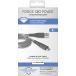 Câble Ultra-Renforcé USB A / microUSB 2.1A 2m FastCharge 10.5W Gris + Garantie à vie