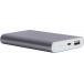 Batterie de secours 8000 mAh Slim Argent Sid&eacute;ral WOW
