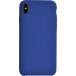 Electric blue soft touch finish rigid case for iPhone XS Max
