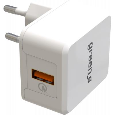 Chargeur USB A 2.4A FastCharge Blanc
