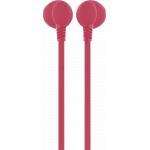 Ecouteurs Jack 3.5mm C&acirc;ble plat Bouton Rose