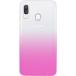 Pack de 2 Coques Samsung Galaxy A40 Souples d&eacute;grad&eacute;es Noire + Rose