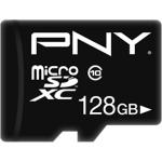 128GB MicroSD Memory card Performance Plus Class 10 50 MB/S PNY