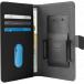 Folio avec 3 emplacement cartes Universel L Noir Puro