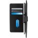 Folio avec 3 emplacement cartes Universel L Noir Puro
