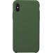 Coque iPhone XS Max Silicone SoftTouch Verte Bigben