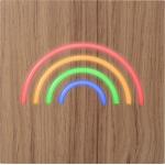 Enceinte Bluetooth® Néon Lumineuse L + Charge induction Rainbow ColorLight