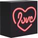 Enceinte Bluetooth® Néon Lumineuse S Love Noir ColorLight