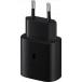 Kit Chargeur USB C 25W + Câble USB C / USB C 1m Noir