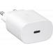Kit Chargeur USB C 25W + Câble USB C / USB C 1m Blanc