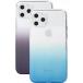Pack de 2 Coques iPhone 11 Pro Souples dégradées Noire + Bleue