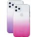 Pack de 2 Coques iPhone 11 Pro Souples dégradées Violette + Rose