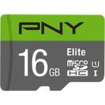 Carte Mémoire MicroSDHC Elite 16GB PNY