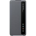 Folio Samsung Galaxy S20 Ultra Clear View Cover avec fenêtre transparente Gris