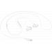 Ecouteurs IC100 USB C Intra-auriculaire Blanc