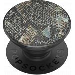 SmartphoneMount PopGrip Gen 2 Luxe Embossed Metal Adhesive Stand and Selfie Python