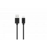 Câble USB A/USB C 2m Noir Bigben