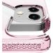 Coque renforcée iPhone 12 mini Spectrum Clear 3m Transparente Rose Clair