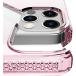 Coque renforcée iPhone 12 Pro Max Spectrum Clear 3m Transparente Rose Clair