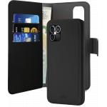 Folio Coque Magnétique iPhone 12 / 12 Pro 2 en 1 Noir