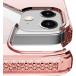 Coque renforcée iPhone 12 mini Spectrum Clear 3m Transparente Corail