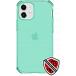 Coque renforcée iPhone 12 mini Spectrum Clear 3m Transparente Verte
