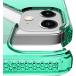 Coque renforcée iPhone 12 mini Spectrum Clear 3m Transparente Verte