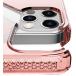 Coque renforcée iPhone 12 Pro Max Spectrum Clear 3m Transparente Corail