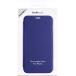 Folio iPhone 12 / 12 Pro Premium dos Crystal Cuir Bleu