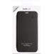 Folio iPhone 12 / 12 Pro Premium dos Crystal Cuir Noir