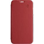 Folio iPhone 12 / 12 Pro Premium dos Crystal Cuir Rouge