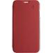 Folio iPhone 12 / 12 Pro Premium dos Crystal Cuir Rouge