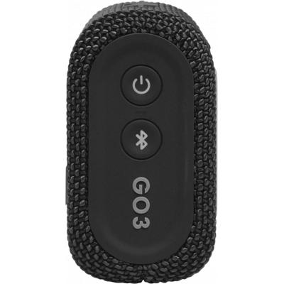 GO 3 - Waterproof Wireless Speaker Black JBL