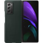 Coque Samsung Galaxy Z Fold 2 Premium Cuir Verte