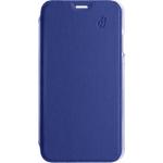 Folio iPhone 12 Pro Max Premium dos Crystal Cuir Bleu