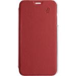 Folio iPhone 12 Pro Max Premium dos Crystal Cuir Rouge
