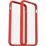 Coque renforcée iPhone 12 mini React Transparente Contour Rouge